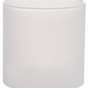 Matte Gaslampe Ersatzglas mit durchsichtiger, hochwertiger Oberfläche in 80x80 mm für Gaslaternen.