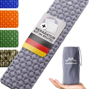 Ultraleichte und kompakte Isomatte für Outdoor-Aktivitäten, ideal zum Camping, Wandern und Backpacking. Ergonomisches Design mit gepolsterter Oberfläche und praktischem Reparaturkit.