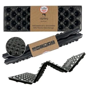 Faltbares Outdoor-Sitzkissen aus IXPE-Schaumstoff mit isolierenden und wasserdichten Eigenschaften, ideal für Freizeitaktivitäten im Garten, Camping und Wandern.