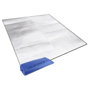 VIDETOL Alu Isomatte 200 x 200 cm, wasserdicht, faltbar, ideal für Camping und Outdoor-Aktivitäten.