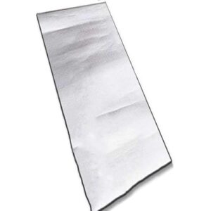 Faltbare Alu Isomatte aus Aluminiumfolie und EPE-Schaum, ideal für Camping und Outdoor-Aktivitäten, Größe 100x200 cm.