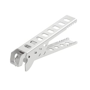Aluminium Griffzange Camping Pot Gripper für sicheres Greifen von heißen Töpfen und Pfannen beim Camping, Grillen und zu Hause, mit ergonomischem Design und rutschfestem Halt.