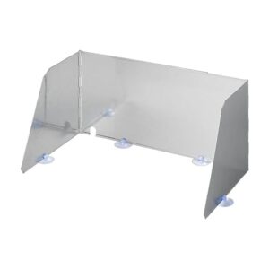 Faltbarer und ausziehbarer APT Koch-Windschutz für Gaskocher, bietet optimalen Schutz gegen Wind beim Kochen im Freien, Abmessungen 38,5 bis 73 cm anpassbar, Höhe 27 cm, Breite 24 cm.