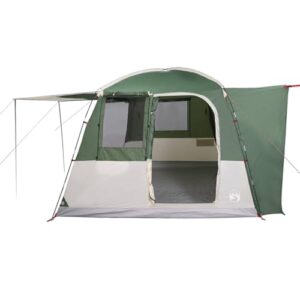 Geräumiges und wasserdichtes Autozelt für bis zu 4 Personen in grün und beige, ideal für Camping und Outdoor-Aktivitäten, mit stabiler Struktur und guter Belüftung.
