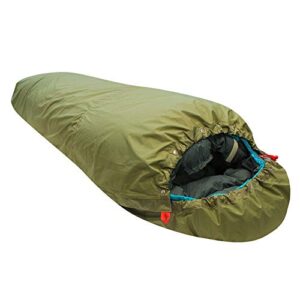 Aven Biwak - wasserdichter Biwaksack mit 4000 mm Wassersäule, Halb Zip, und abnehmbarem Moskitonetz, ideal für Outdoor-Aktivitäten und Camping.