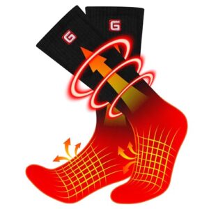 Beheizte Socken für Herren und Damen mit Akku, geeignet für kalte Wintertage, in modernem Design mit Wärmeisolation und Temperaturregelung.