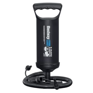 Handpumpe Bestway Air Hammer mit 850 ml Hubvolumen für schnelles und effizientes Aufpumpen von Luftspielzeugen, Luftmatratzen und Pools.