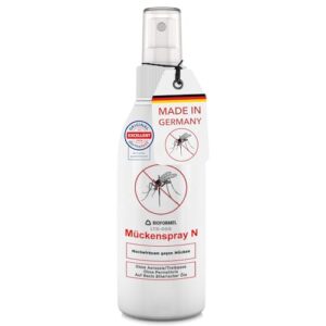 BIODELTA Mückenspray 200ml in einer handlichen Sprühflasche, wirksam gegen Mücken und andere Insekten, ideal für Outdoor-Aktivitäten.