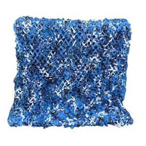 Blaues Tarnnetz aus 150D Oxford-Tuch für optimalen Sichtschutz und Sonnenschutz beim Camping, Jagen oder im Garten, vielseitig einsetzbar in verschiedenen Größen.