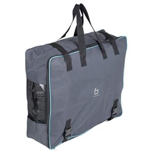 Bo-Camp Aufbewahrungstasche für Zelt-Teppiche und Böden, aus robustem 600D Polyester, in Anthrazit, ideal für Camping und Outdoor-Aktivitäten.