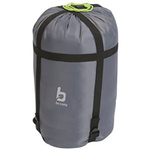 Großer Kompressionspacksack XL aus 210D Oxford Polyester, ideal für Outdoor-Aktivitäten wie Camping und Wandern, mit Kordelzugverschluss und stabilen Tragegurten zur Platzersparnis.