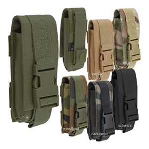 Brandit Molle Multi Pouch small in Schwarz, ideal für Outdoor-Aktivitäten, mit MOLLE-Befestigungssystem, kompakt und leicht für vielseitigen Einsatz.