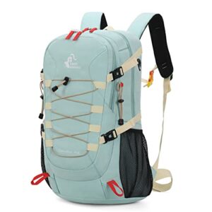 Bseash 40L leichter wasserdichter Wanderrucksack in Milch Grün, ideal für Outdoor-Aktivitäten wie Camping, Klettern und Radfahren.