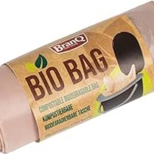 Verpackung von 20 biologisch abbaubaren Camping Toilettenbeuteln in der limitierten Edition, geeignet für Outdoor-Aktivitäten und Campingtoiletten. Umweltfreundlich, kompostierbar und mit einer Größe von 52 x 66 cm.