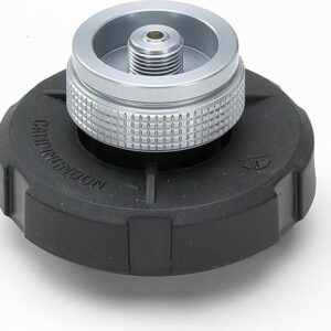 Ventilkartuschen Adapter zum Anschluss von Campingaz Gaskartuschen an Geräte mit 7/16 Zoll Schraubgewinde, robust und sicher für Outdoor-Aktivitäten.