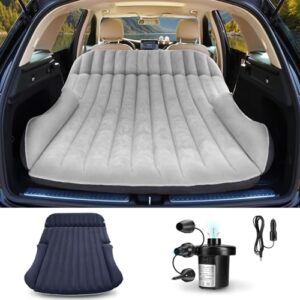 Ciremiv Auto Matratze für komfortables Schlafen im Auto mit dicker Beflockung und integrierter Pumpe, ideal für Camping und Roadtrips.