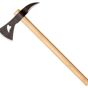 Cold Steel Tomahawk Survival-Beil aus gesenkgeschmiedetem 1055 Karbonstahl, ideal für Camping, Survival und Holz hacken, mit Hickory-Griff.