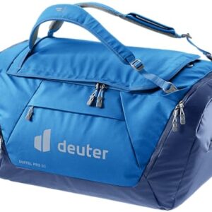Deuter Unisex-Adult Duffel Pro 90 Bag in Neptune-Nightblue mit einem Fassungsvermögen von 90 Litern, ideal für Reisen und Abenteuer.