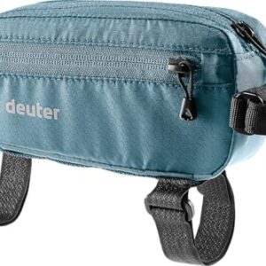 Praktische deuter Energy Bag 0.5 Rahmentasche in der Farbe Atlantic, ideal für Radfahrer und Outdoor-Enthusiasten, mit reflektierenden Drucken und aus 100% recycelten Materialien.