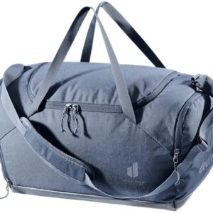 Deuter Hopper Sporttasche in Ink-Graphite mit 25 Litern Volumen, ideal für Sport- und Freizeitaktivitäten. Robuste Bauweise mit verstellbarem Schulterriemen und belüftetem Außenfach.