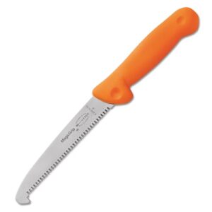DICK Jagdknochensäge mit orangefarbenem Griff und rostfreier Klinge, ideal für die Jagd und die Verarbeitung von Fleisch