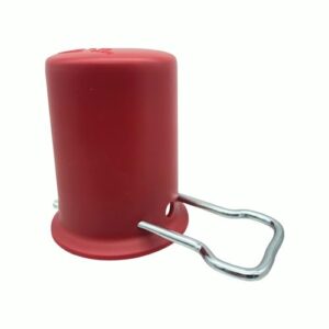 Div Gasflaschen-Schutzkappe in Rot für Propan Gasflaschen bis 11 kg mit Haltebügel, ideal zum Schutz und zur Sicherheit während Transport und Lagerung.