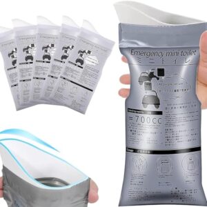 12 Stück Einweg-Urinbeutel für unterwegs, geeignet für Reisen, Camping und Notfälle, mit 700 ml Fassungsvermögen und umweltfreundlichem PE-Material, sicher und hygienisch in der Anwendung.