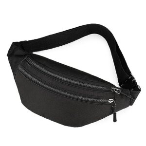 Elegante und multifunktionale Bauchtasche aus wasserdichtem PU-Leder mit mehreren Reißverschlusstaschen, ideal für Männer und Frauen beim Festival, Sport und Reisen.