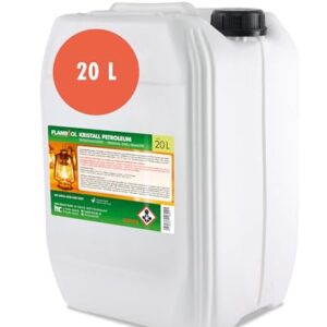 Höfer Chemie FLAMBIOL Gereinigtes Petroleum 20L Kanister für Campingheizungen, Petroleumlampen und Grillanzünder - Entaromatisierte Qualität für rußfreie Verbrennung.