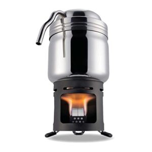 Esbit Edelstahl Kaffeekocher für Camping und Outdoor, kompakter Kaffeebereiter mit topmodernem Design und Trockenbrennstoffbetrieb, geeignet für 200 ml Kaffee.
