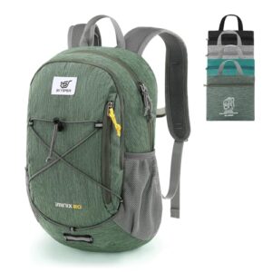 SKYSPER 20L faltbarer Wanderrucksack in elegantem Mintgrün, ideal für Outdoor-Abenteuer, leicht und kompakt.