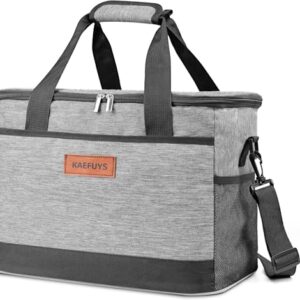 Faltbare Kühlbox mit 30 Litern Fassungsvermögen, thermoisoliert und wasserdicht, designed für Picknicks, Reisen und Einkäufe. Die Kühlbox ist aus strapazierfähigem Oxford-Gewebe gefertigt und bleibt bis zu 12 Stunden kühl.