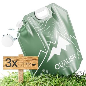 Faltbarer Wasserkanister 10L im 3er Set, BPA-frei und lebensmittelecht, ideal für Camping, Wandern und Outdoor-Aktivitäten