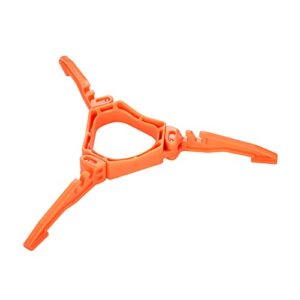 Faltbarer Gaskanister Ständer in leuchtendem Orange für Camping und Outdoor-Aktivitäten