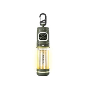 Tragbare Mückenlampe FLEXTAILGEAER TINY REPEL mit Doppelseitiger Heizung und 400 Lumen Lichtstärke, ideal für Camping und Outdoor-Aktivitäten.