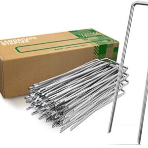 GardenGloss® Anti-Rost Erdanker aus Stahl für extreme Böden, 50 Stück, 200 MM lang, ideal für stabile Verankerung im Garten