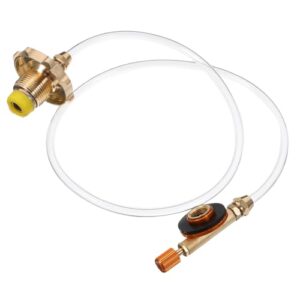 GAROZATION Gasherd Adapter für Campingkocher, geeignet für Gaskartuschen und Gasflaschen, ideal für Outdoor Aktivitäten und Grillen