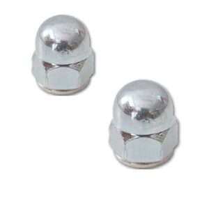 2er Set magnetische Hutmutter für Geocaching als unauffälliges Versteck mit Ringmagnet und wasserfesten Logstreifen.