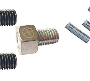 GEO-VERSAND Geocaching Magnetisches Schraube-Set mit verschiedenen robusten Schrauben und Logstreifen, ideal für Geocaching-Abenteuer.