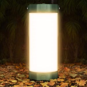 Glocusent Campinglampe und Zeltlampe mit 106 LEDs, 1200 Lumen, 5 Helligkeitsstufen und IP68 wasserdicht, ideal für Outdoor-Aktivitäten