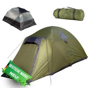 GOALPINE ESKAPADE II Zelt für 2 große Personen in einem harmonischen Outdoor-Layout, wasserdicht und für diverse Abenteuer geeignet.