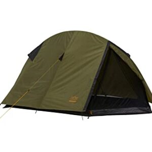 Grand Canyon Cardova 1 Zelt in Capulet Olive Farbe, ideal für Camping und Outdoor-Aktivitäten, mit robuster Außenhülle und Belüftungsöffnungen.