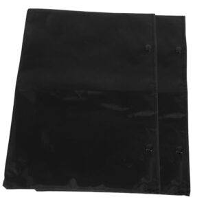 Schwarze Grillkorb-Aufbewahrungstasche aus strapazierfähigem Oxford-Tuch für die organisierte Aufbewahrung von Grillutensilien und Outdoor-Zubehör.