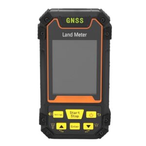 Handheld-GPS-Landmessgerät S4 mit robustem Design, großem Display und benutzerfreundlicher Oberfläche für präzise Vermessungsarbeiten im Freien.