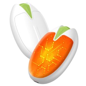 Handwärmer elektrisch im 2er Set mit 6000mAh Akku in Pistazienfarbe - ideal für Outdoor-Aktivitäten, Camping und Geschenke.