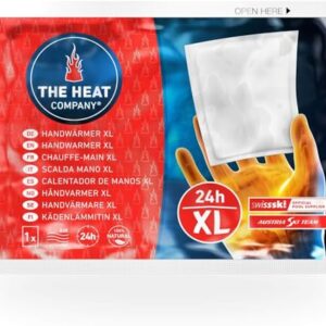 Verpackung von Handwärmer XL für 24 Stunden warme Hände, luftaktiviert und aus natürlichen Inhaltsstoffen, ideal für kalte Wintertage und Outdoor-Aktivitäten.