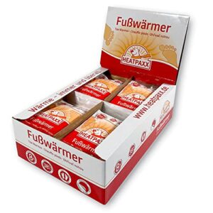 HeatPaxx Fußwärmer - 40 Paar dünne Zehenwärmer für angenehme Wärme bei kaltem Wetter, ideal für unterwegs und zu Hause