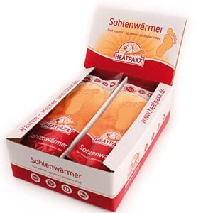HeatPaxx Sohlenwärmer - 30 Paar natürliche Wärmesohlen für warme Füße, ideal für Zuhause und unterwegs
