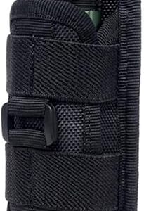 HOUSON 360° Taschenlampe Holster aus strapazierfähigem Nylonmaterial, ideal für Outdoor-Aktivitäten, mit drehbarem Clip und Molle-Befestigung.