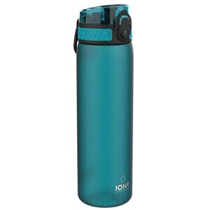 Moderene ion8 Trinkflasche in Türkis, 500 ml, auslaufsicher mit Einhandöffnung und Tragegriff, BPA-frei und spülmaschinenfest.